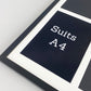 Suits Four A4 Photos / Certificates. 50x70cm. Multi Aperture Photo Frame. - PhotoFramesandMore - Wooden Picture Frames