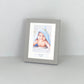 Personalised Mini Caption Frames. 8x6" Frame with 6x4" Photo. Your Text and Photo to treasure a special memory. Handmade by Art@Home in the UK - PhotoFramesandMore - Wooden Picture Frames