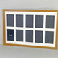 Suits Ten 6x4" photos.40x60cm. Wooden Multi Aperture Photo Frame. - PhotoFramesandMore - Wooden Picture Frames