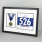 Medal display Frame with Apertures for Medal & Bib. A3 Size. - PhotoFramesandMore - Wooden Picture Frames