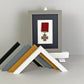 Military and Service Medal display Frame for 1 Medal. 8x6" - PhotoFramesandMore - Wooden Picture Frames