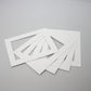 Packs of Mounts - Soft White -  Pack of 5/10/20 - PhotoFramesandMore - Wooden Picture Frames