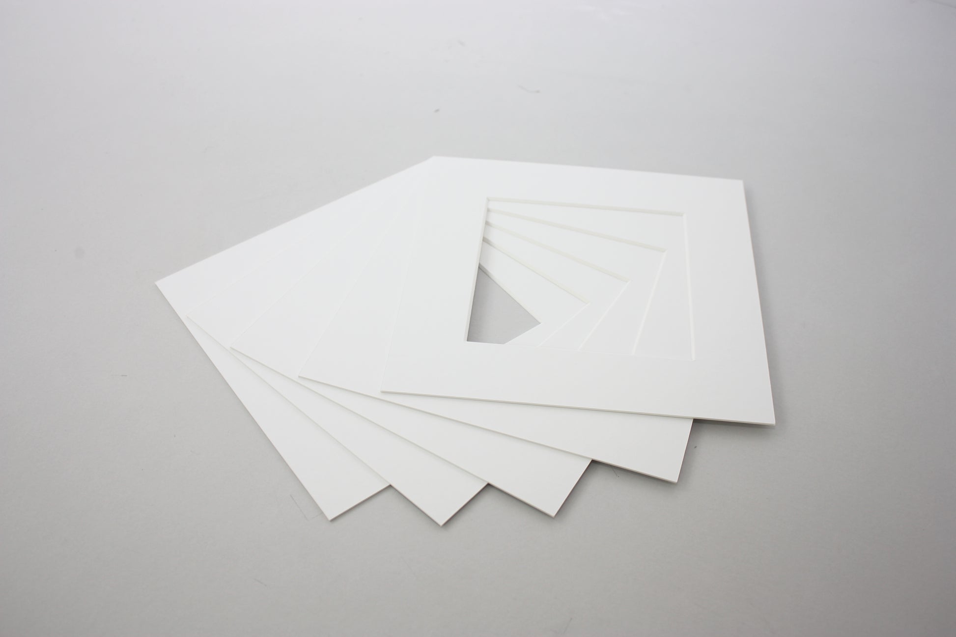 Packs of Mounts - Soft White -  Pack of 5/10/20 - PhotoFramesandMore - Wooden Picture Frames