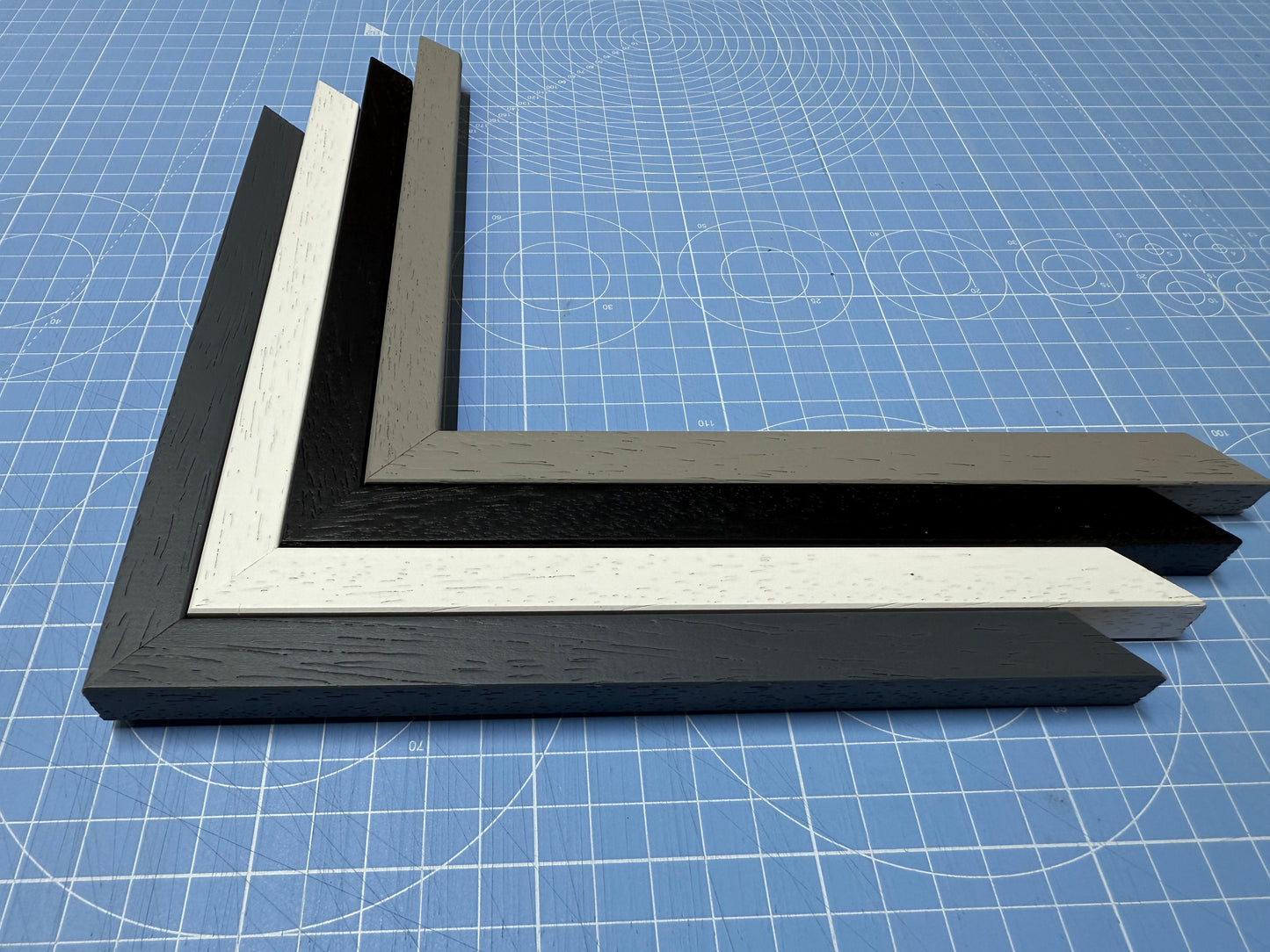 CLEARANCE PHOTO FRAMES - Packs of 5 - Wood Grain Finish