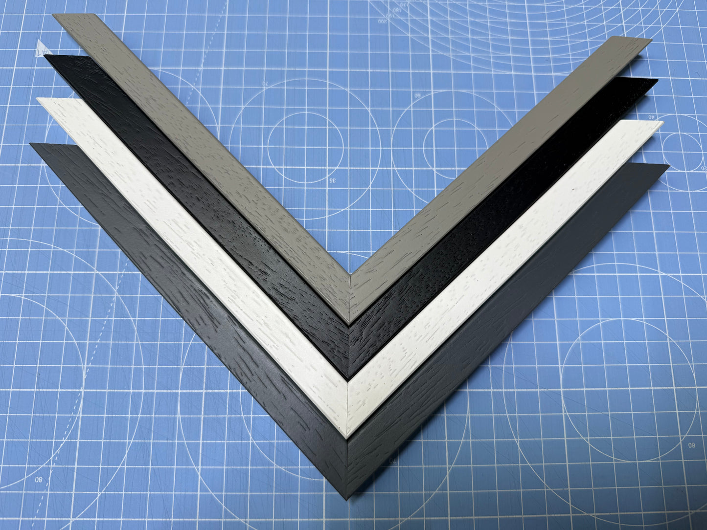 CLEARANCE PHOTO FRAMES - Packs of 5 - Wood Grain Finish