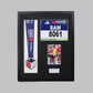 Personalised Medal display Frame with Apertures for Medal, Race Bib (21x16cm), 6x4" Photo and Text.