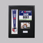 Personalised Medal display Frame with Apertures for Medal, Race Bib (21x16cm), 6x4" Landscape Photo and Text.