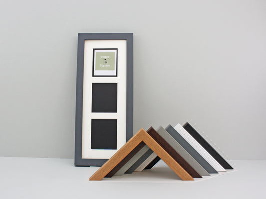 Instax Film Float Frame - Suits Three Instax Square Film - PhotoFramesandMore - Wooden Picture Frames