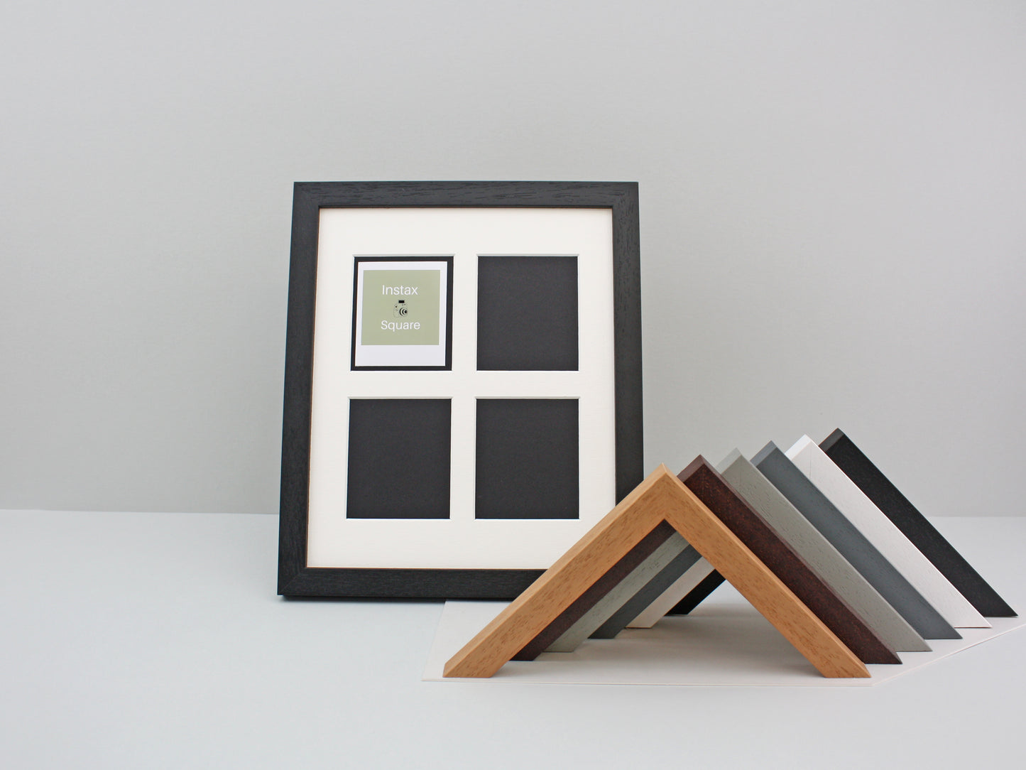 Instax Film Float Frame - Suits Four Instax Square Films - PhotoFramesandMore - Wooden Picture Frames