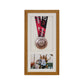 Marathon Medal Frame | Medal & 6x4" Photo | Black or Oak | Wooden | Made in UK