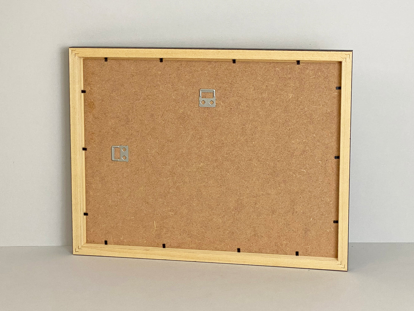 Polaroid I-TYPE - Wooden Multi Aperture Frame. Holds Three 76mmx76mm sized Photos. 15x40cm. Small Photos taken with Polaroid I-Type Camera. - PhotoFramesandMore - Wooden Picture Frames