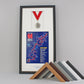 Personalised Medal Display frame for One Medal and A4 Certificate / Course Map. - PhotoFramesandMore - Wooden Picture Frames