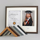 Personalised Certificate, Graduation, Diploma Frame with Photo. Suits an A4 Sized Certificate/image and a 10x8" Photo. - PhotoFramesandMore - Wooden Picture Frames