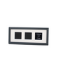 Polaroid I-TYPE - Wooden Multi Aperture Frame. Holds Three 76mmx76mm sized Photos. 15x40cm. Small Photos taken with Polaroid I-Type Camera. - PhotoFramesandMore - Wooden Picture Frames