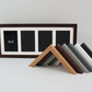 20x50cm. Multi Aperture Frame. Holds Four 6x4" photos.Wooden Collage Frame. - PhotoFramesandMore - Wooden Picture Frames