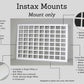 Instax Mini Mount / Matting. To Suit Seventy-Two 46x62mm sized Photos. Outer Mount size 50x70cm. Portrait or Landscape. - PhotoFramesandMore - Wooden Picture Frames