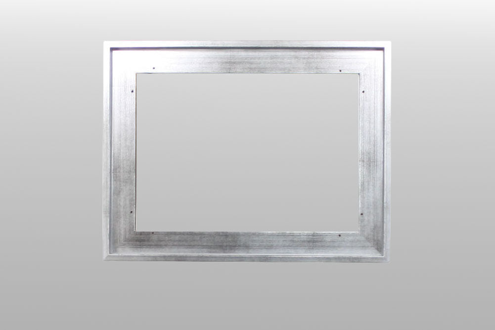 Silver Colour Wooden Tray Frames. 22mm Deep. Standard Size. Floating Effect Frames for Canvas