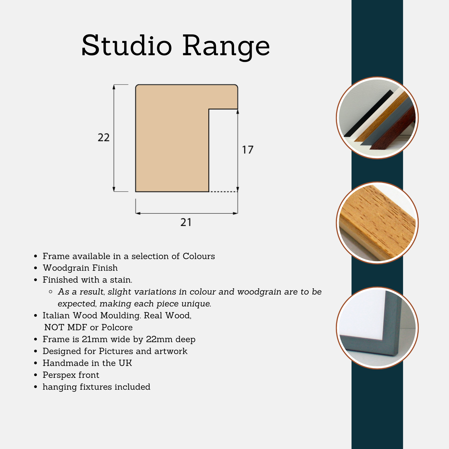 Standard Size Frames - Studio Range