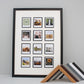 Instax Film Float Frame - Suits Twelve Instax Squares - PhotoFramesandMore - Wooden Picture Frames