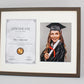 Certificate, Graduation, Diploma Frame with Photo. Suits an A4 Sized Certificate/image and a 10x8" Photo. - PhotoFramesandMore - Wooden Picture Frames