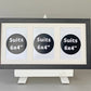 Suits Three 6x4" Photos. 20x40cm. Wooden Multi Aperture Picture Frame. - PhotoFramesandMore - Wooden Picture Frames