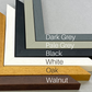 Walnut Colour - Square Wooden Frames | Standard Size Frames - PhotoFramesandMore - Wooden Picture Frames