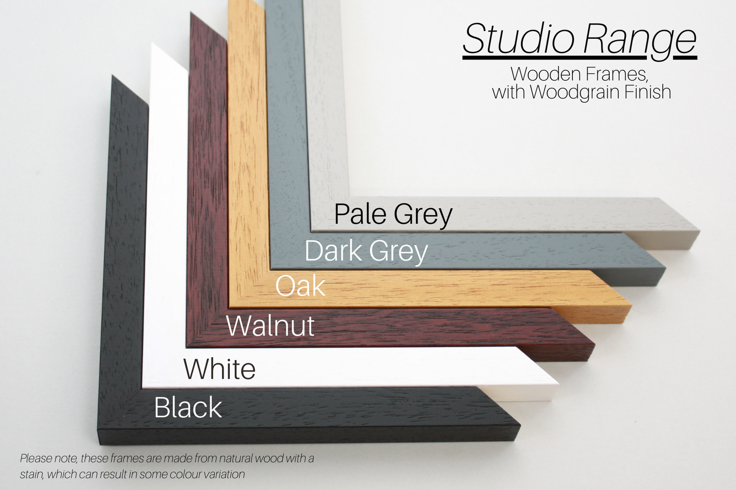 Made To Measure Wooden Picture Frames - Studio Range