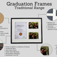 Traditional Style Graduation Frame. Suits Two A4 Certificates - PhotoFramesandMore - Wooden Picture Frames