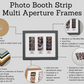 Photo Booth Strip Frame - 1 Photo Booth Strip - PhotoFramesandMore - Wooden Picture Frames