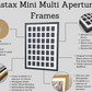 Instax Mini. Suits Seventy-Two instax sized Photos. 50x70cm. Portrait or Landscape. Instax Mini Multi Aperture Wooden Photo Frame. - PhotoFramesandMore - Wooden Picture Frames