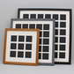 Instax Square Multi Aperture Wooden Photo Frame. Holds Nine 62mmx62mm sized Photos. 30x30cm. - PhotoFramesandMore - Wooden Picture Frames