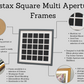 Instax Square Photo Frame. Holds Twenty-Five Photos. 40x40cm. - PhotoFramesandMore - Wooden Picture Frames