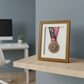 Marathon Medal Frame | Stand or Hang | Black or Oak | Wooden | Made in UK
