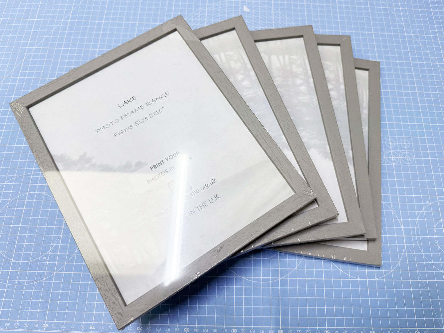 CLEARANCE PHOTO FRAMES - Packs of 5 - Wood Grain Finish