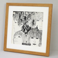 12" Vinyl Record Sleeve Frame | Wooden Album Cover Display | Real Wooden Frame
