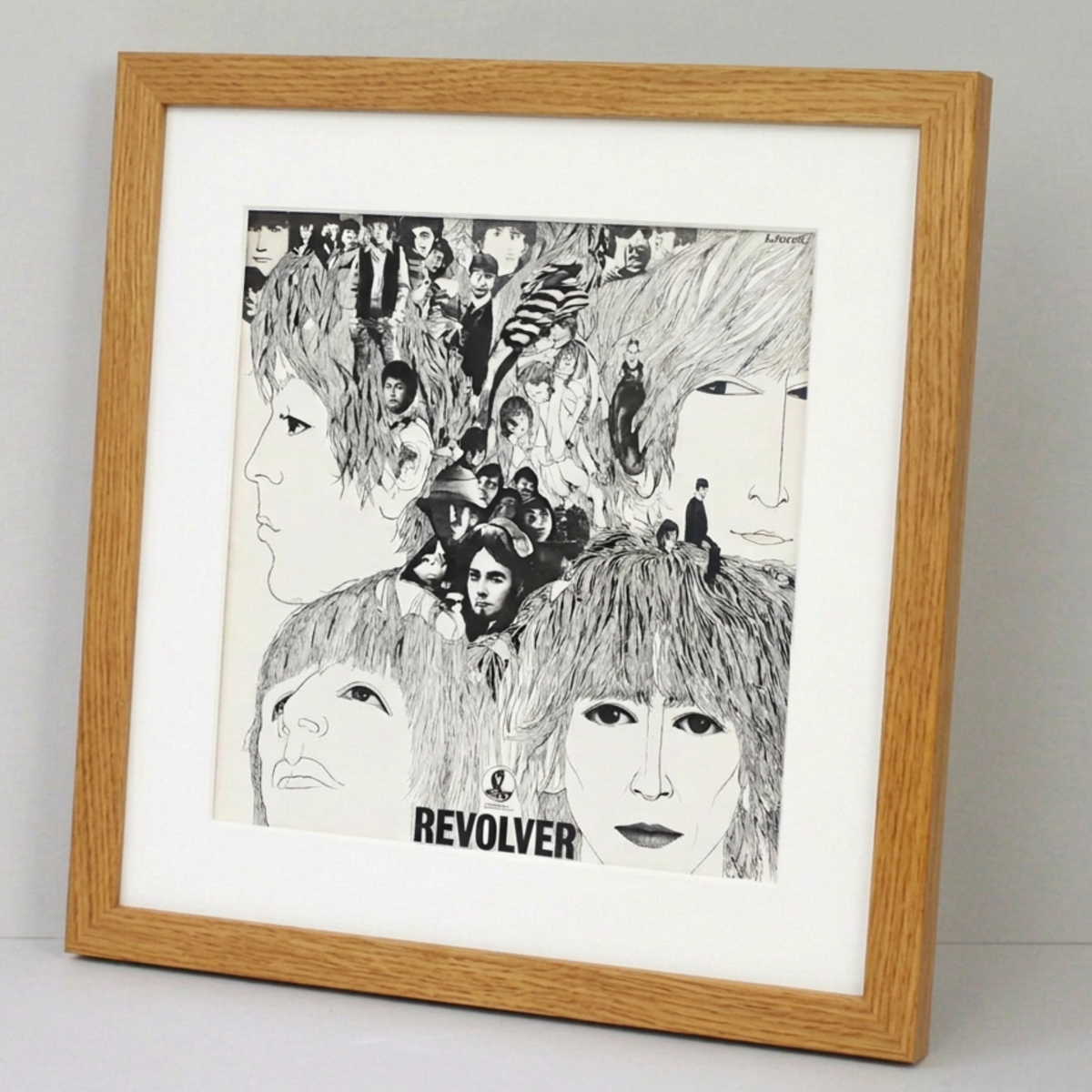 12" Vinyl Record Sleeve Frame | Wooden Album Cover Display | Real Wooden Frame