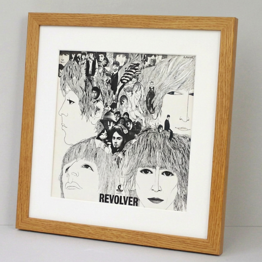 12" Vinyl Record Sleeve Frame | Wooden Album Cover Display | Real Wooden Frame