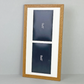 Suits Two 9x6" Photos. 25x50. Wooden Multi Aperture Frame. - PhotoFramesandMore