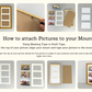 Instax Wide. Suits Five Instax wide sized Photos, Visual aperture 9.5x5.8cm. 20x50cm Wooden Multi Aperture Frame. - PhotoFramesandMore - Wooden Picture Frames