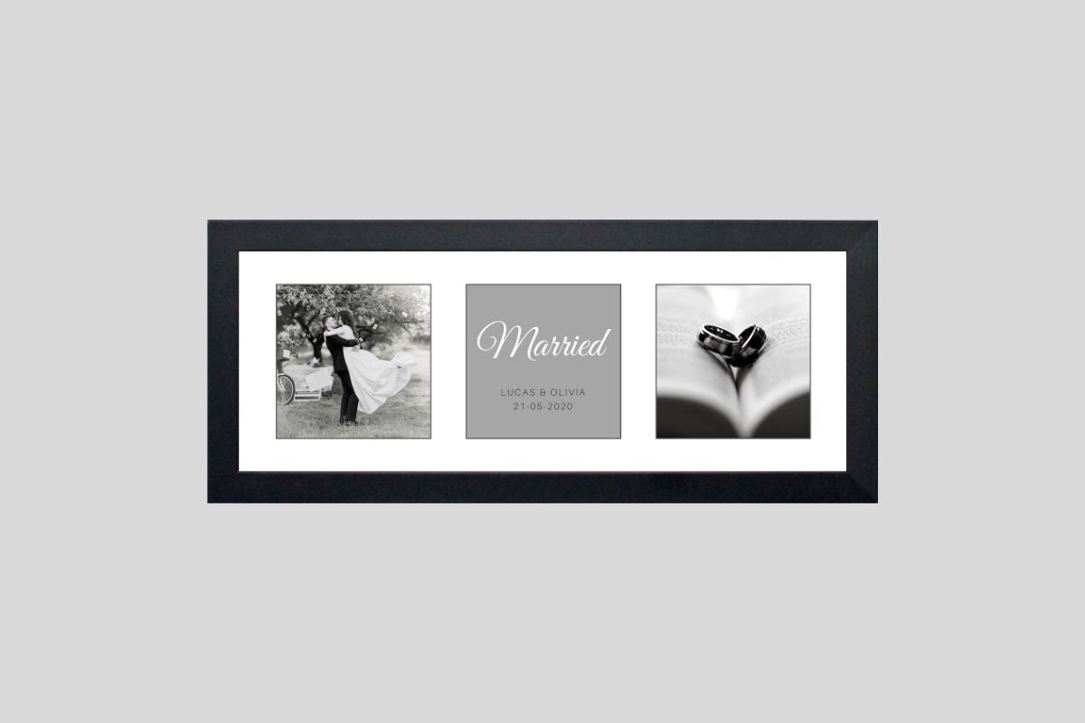 Personalised Engagement / Wedding / Anniversary Frames. - PhotoFramesandMore - Wooden Picture Frames