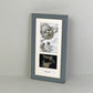Portrait Baby Scan Frame for 6x4" photo, sonogram and text. Optional Personalisation