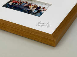 Signing Frames. Your photo with plenty of space for signatures. The pe ...