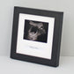 Baby Scan Photo Frame - Multi aperture Frame for Scan sized Photo and Text Box. - PhotoFramesandMore - Wooden Picture Frames