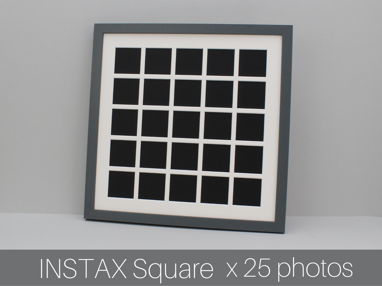 Instax Square Photo Frame. Holds Twenty-Five Photos. 40x40cm.
