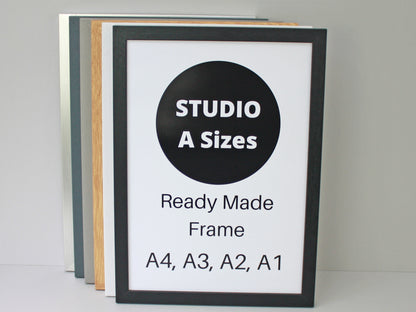 A1, A2, A3, A4 Size Wooden Picture Frames, Photo Frame, Poster Frame - Studio Range - PhotoFramesandMore - Wooden Picture Frames