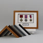 Personalised Military Medal display Frame for Three Medals. A4. War Medals.