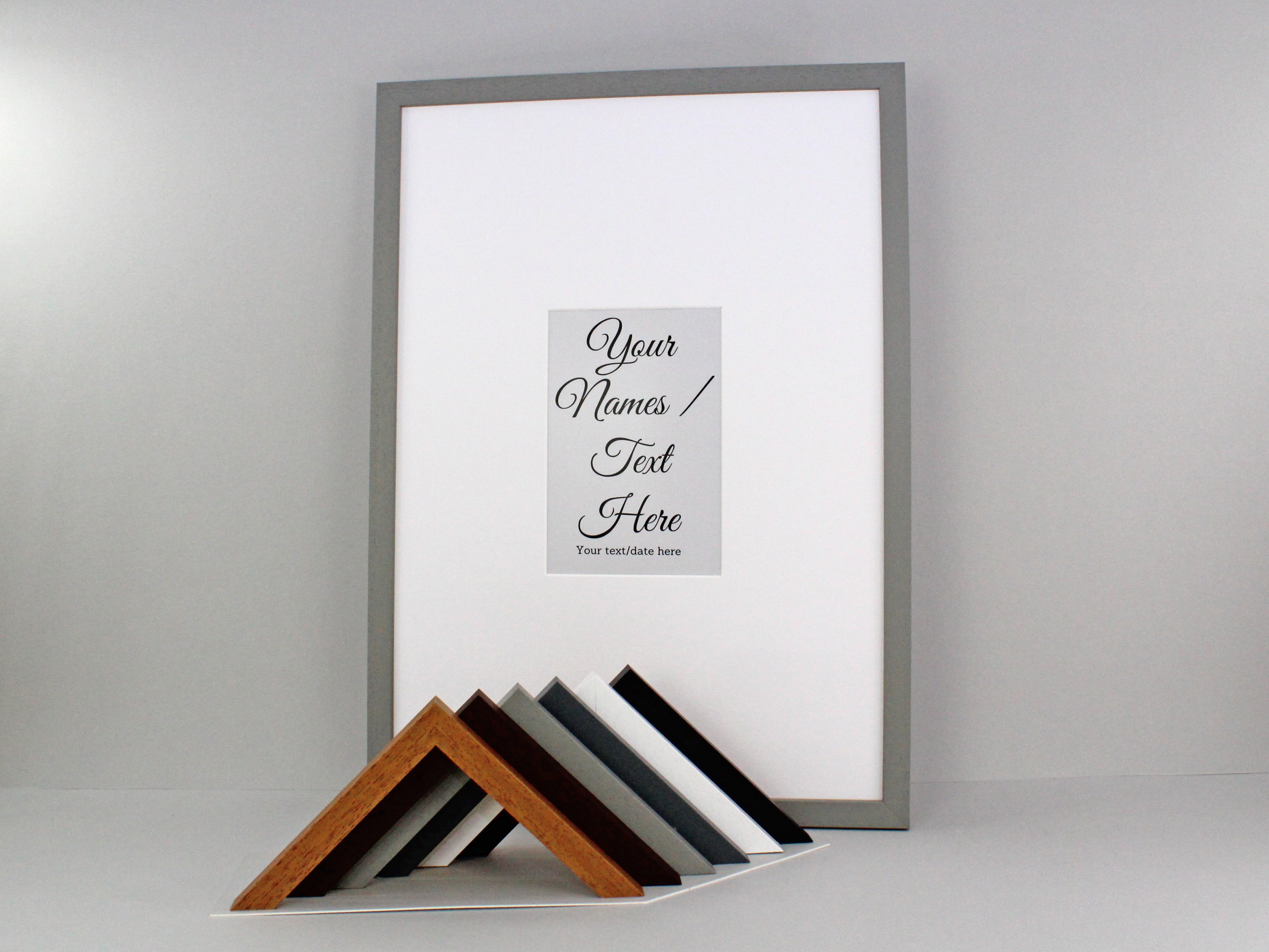 Wedding Signing Frame. A2 Frame, With Large mount for signatures ...