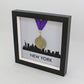 Medal Display frame for one Medal - London/Berlin/Paris/Chicago/New York and more. Perfect way to display your achievements!