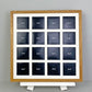 Suits Sixteen 4x4" photos. 50x50cm. Wooden Multi Aperture Photo Frame. - PhotoFramesandMore - Wooden Picture Frames