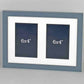 Suits Two 6x4" Photos. A4 Multi Aperture Photo Frame. - PhotoFramesandMore - Wooden Picture Frames